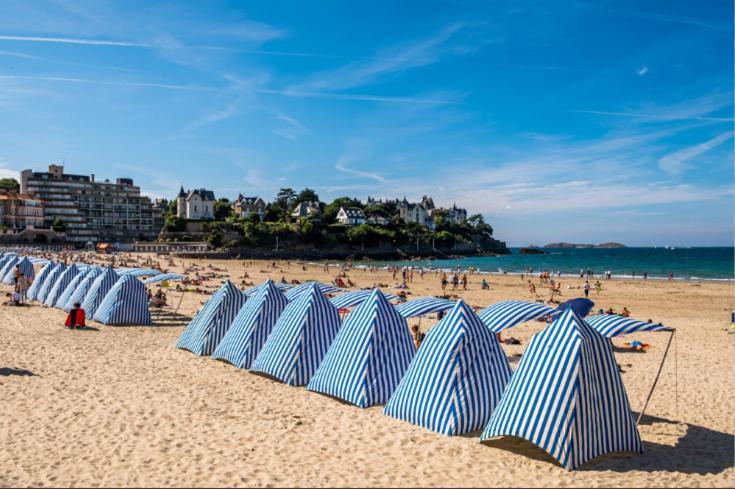 Dinard: studio à 100 m de la plage de L'Ecluse Exterior foto